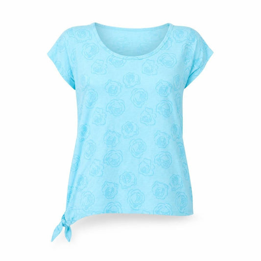 Womens UK Size 16 Originals Blue Basic T-Shirt