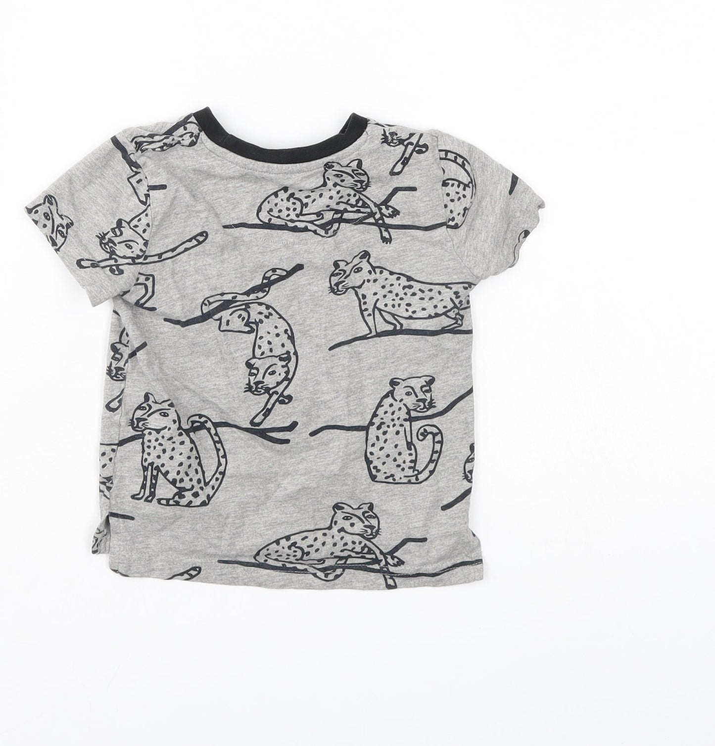 MY K Boys Grey   Basic T-Shirt Size 12-18 Months