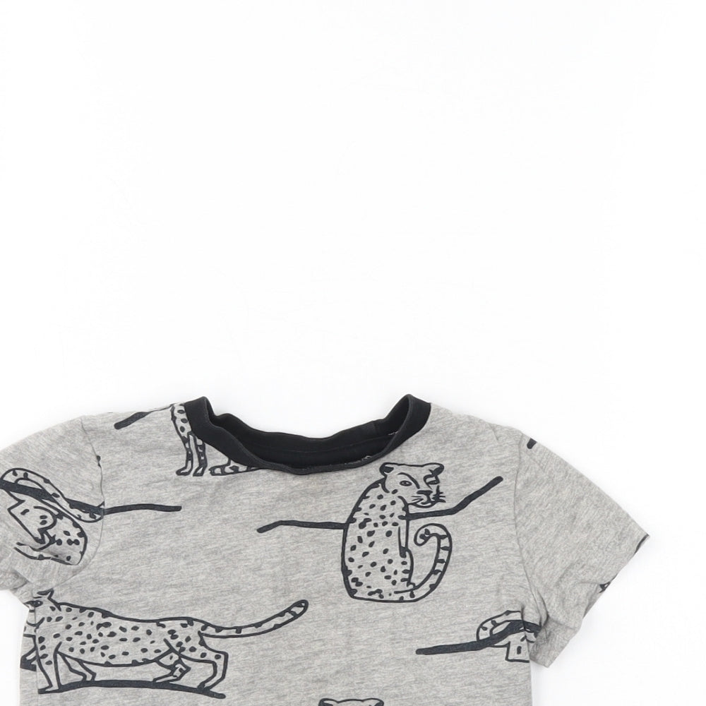 MY K Boys Grey   Basic T-Shirt Size 12-18 Months