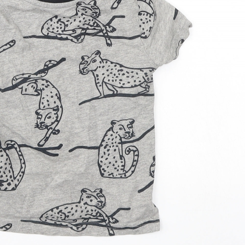 MY K Boys Grey   Basic T-Shirt Size 12-18 Months