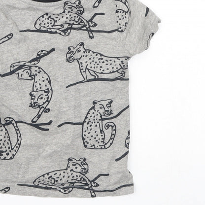 MY K Boys Grey   Basic T-Shirt Size 12-18 Months