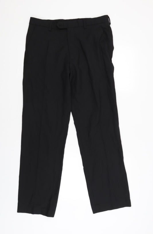 Womens UK Size 32 NEXT Regular Fit  Black Trousers