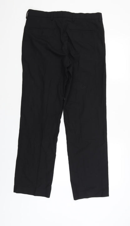 Womens UK Size 32 NEXT Regular Fit  Black Trousers