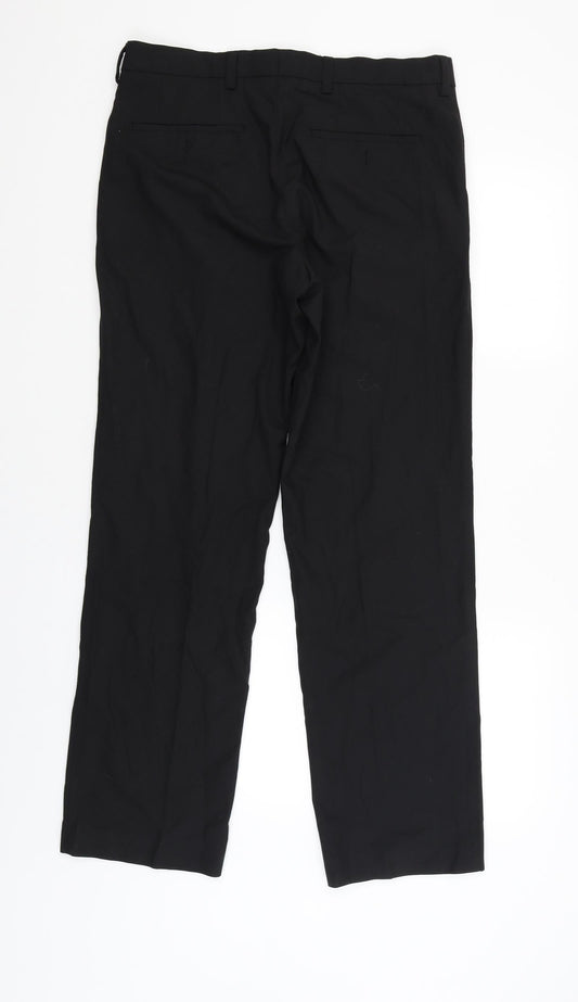 Womens UK Size 32 NEXT Regular Fit  Black Trousers