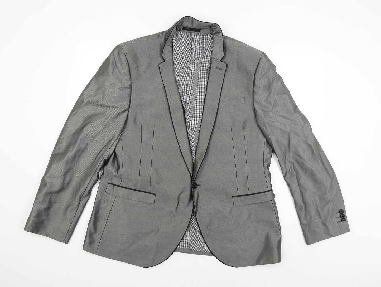 Mens UK Size 38 NEXT Regular Grey Suit 2 Piece