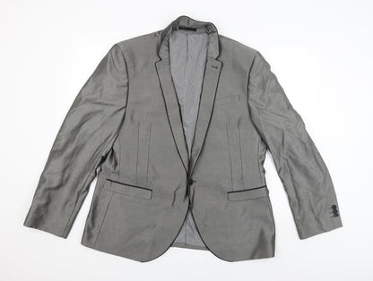 Mens UK Size 38 NEXT Regular Grey Suit 2 Piece