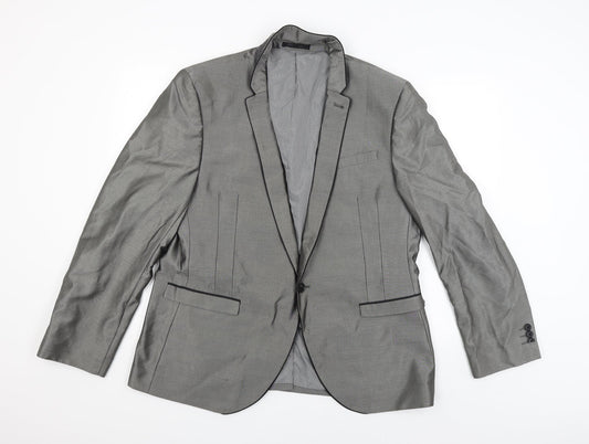 Mens UK Size 38 NEXT Regular Grey Suit 2 Piece