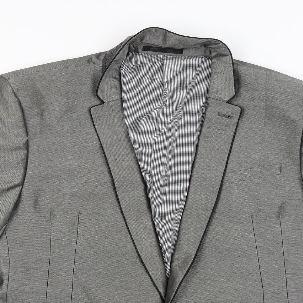 Mens UK Size 38 NEXT Regular Grey Suit 2 Piece