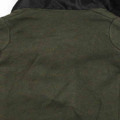Womens UK Size 8 River Island Green Cardigan Jumper