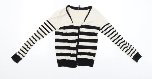 Womens UK Size 38 Divided Black Cardigan Jumper