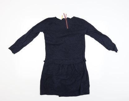 Preworn Womens Blue   Jumper Dress  Size 10