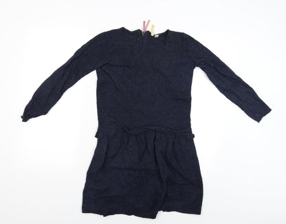 Preworn Womens Blue   Jumper Dress  Size 10