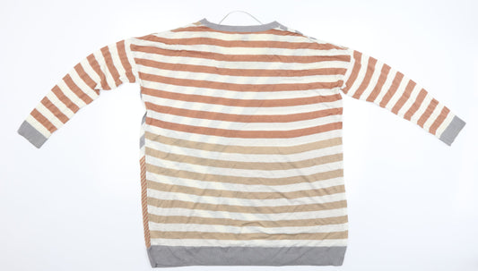 Womens UK Size L H&M Beige Pullover Jumper