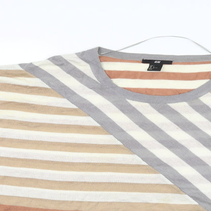 Womens UK Size L H&M Beige Pullover Jumper
