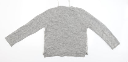 Womens UK Size 10 New Look Grey Pullover Jumper