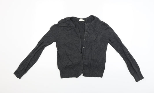 Womens UK Size S H&M Grey Cardigan Jumper