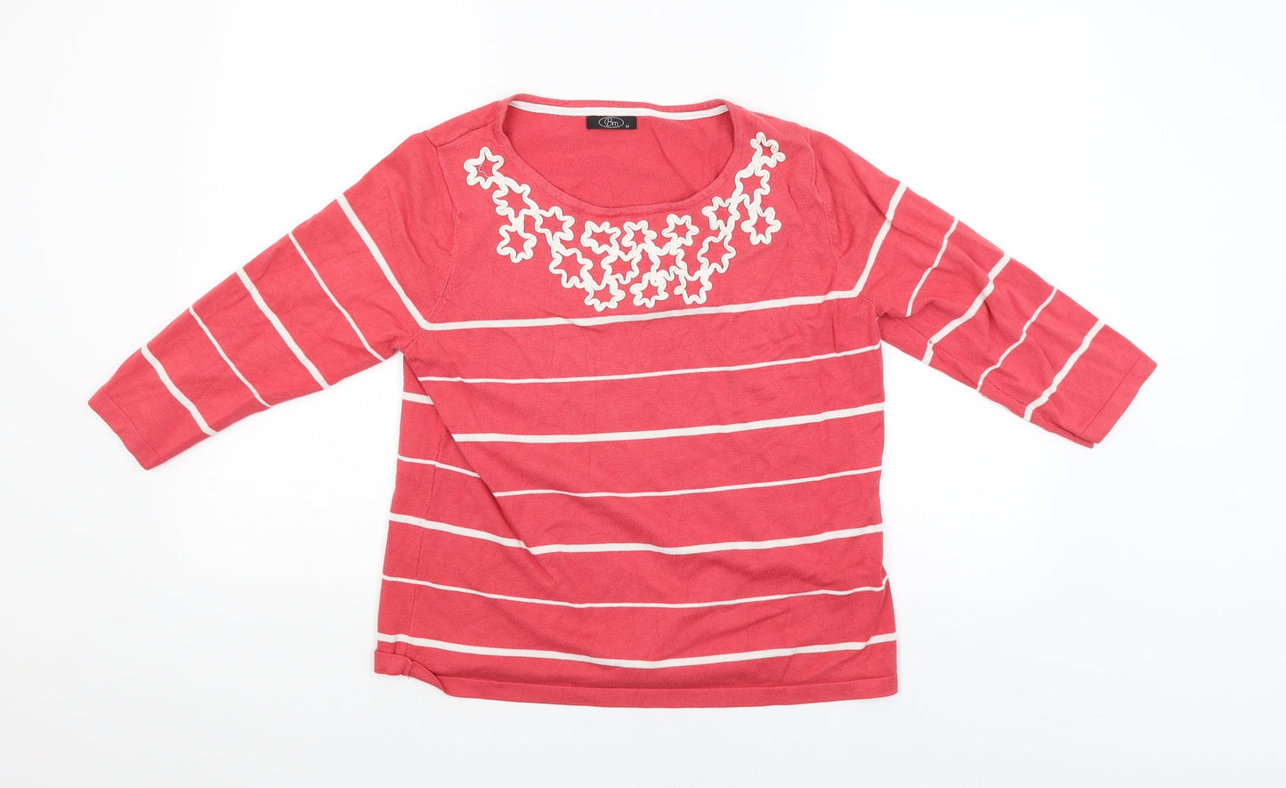 Womens UK Size M BM Pink Pullover Jumper