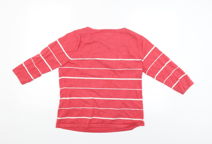 Womens UK Size M BM Pink Pullover Jumper