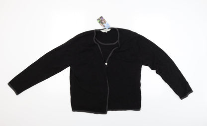 Womens UK Size S Carolyn Taylor Black Pullover Jumper