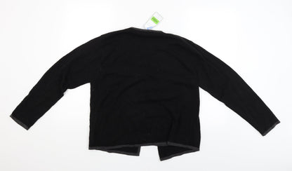 Womens UK Size S Carolyn Taylor Black Pullover Jumper