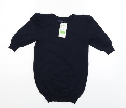 Womens UK Size 8 NEXT Blue Pullover Jumper