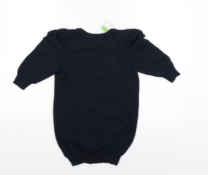 Womens UK Size 8 NEXT Blue Pullover Jumper