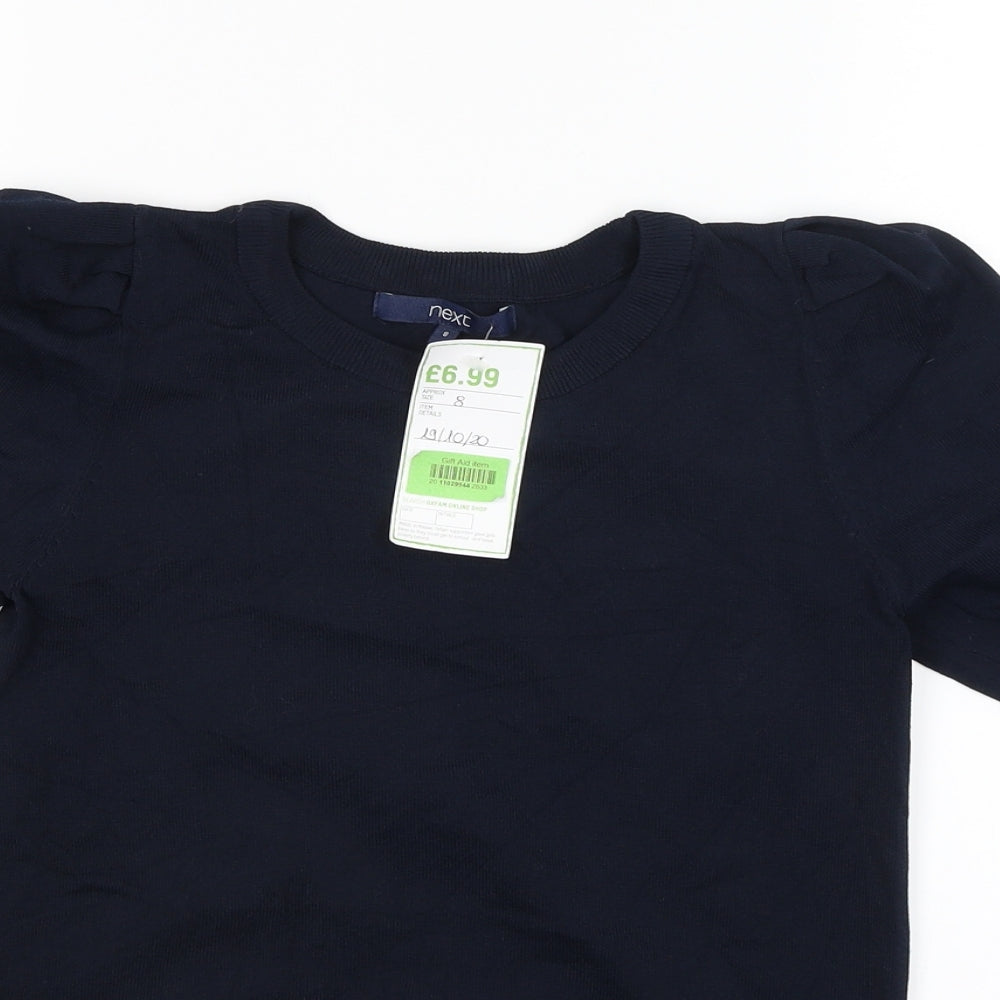 Womens UK Size 8 NEXT Blue Pullover Jumper