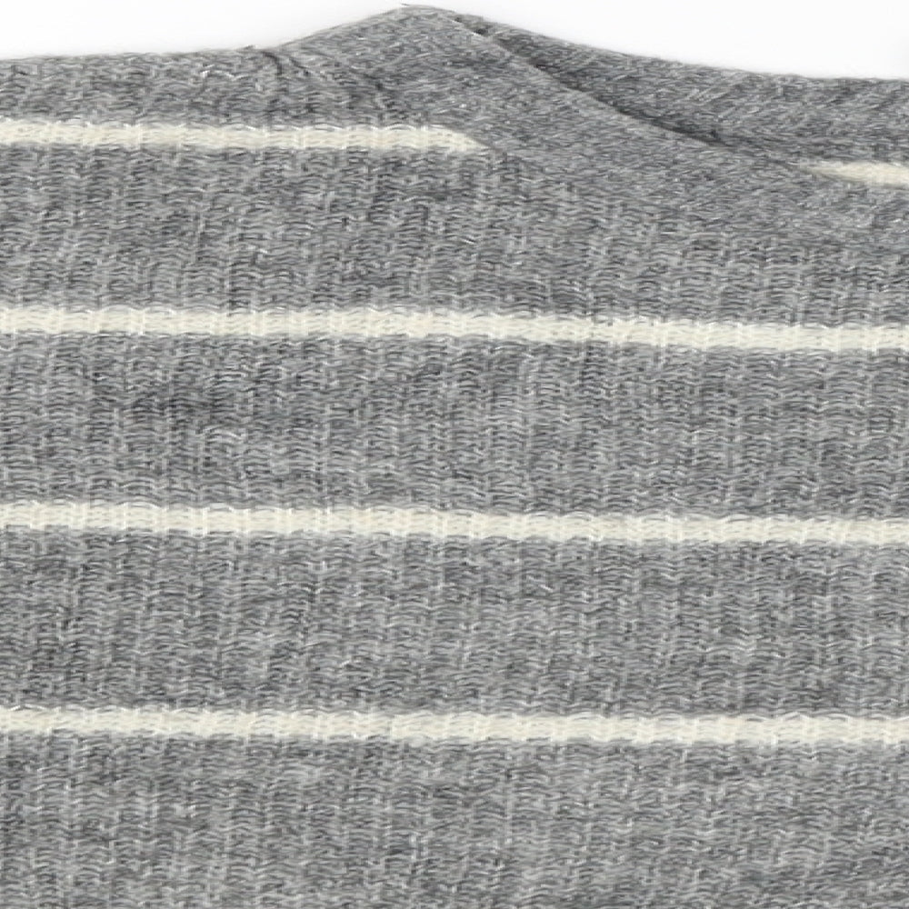 Womens UK Size S Divided Grey Pullover Jumper