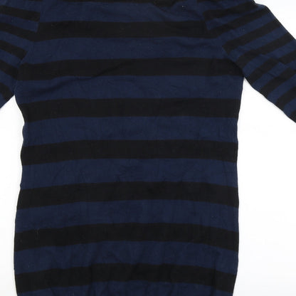 Womens UK Size 10 E-vie Blue Pullover Jumper