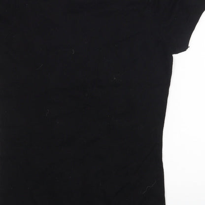 Monton Womens Black   Basic Blouse Size S