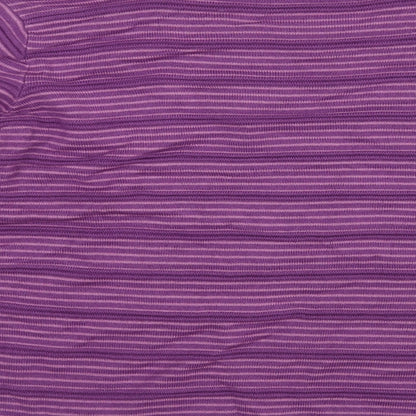 ISLE Essentials Womens Purple Striped  Pullover Jumper
