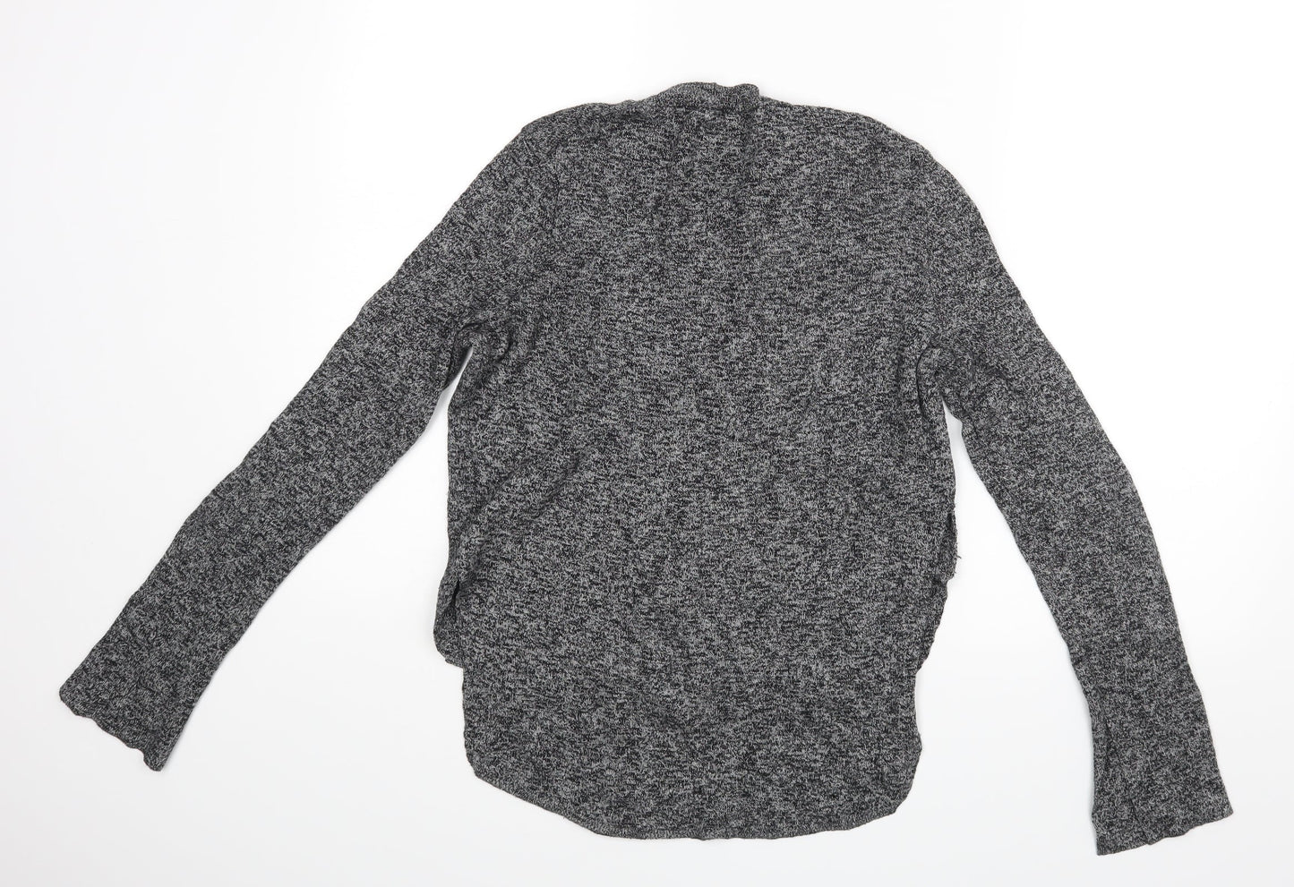 Womens UK Size  Zara Grey Basic Blouse