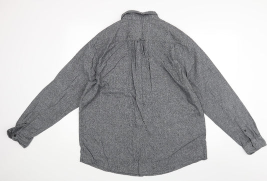 Primark Mens Grey    Button-Up Size 2XL