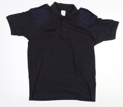 Alexandra Mens Black    Polo Size M