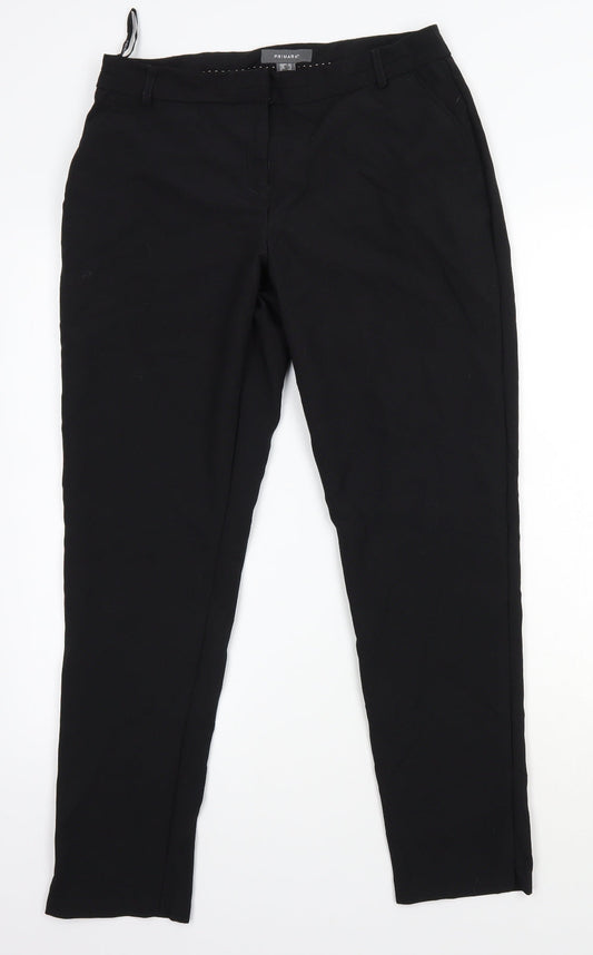 Primark Womens Black   Trousers  Size 12 L26 in