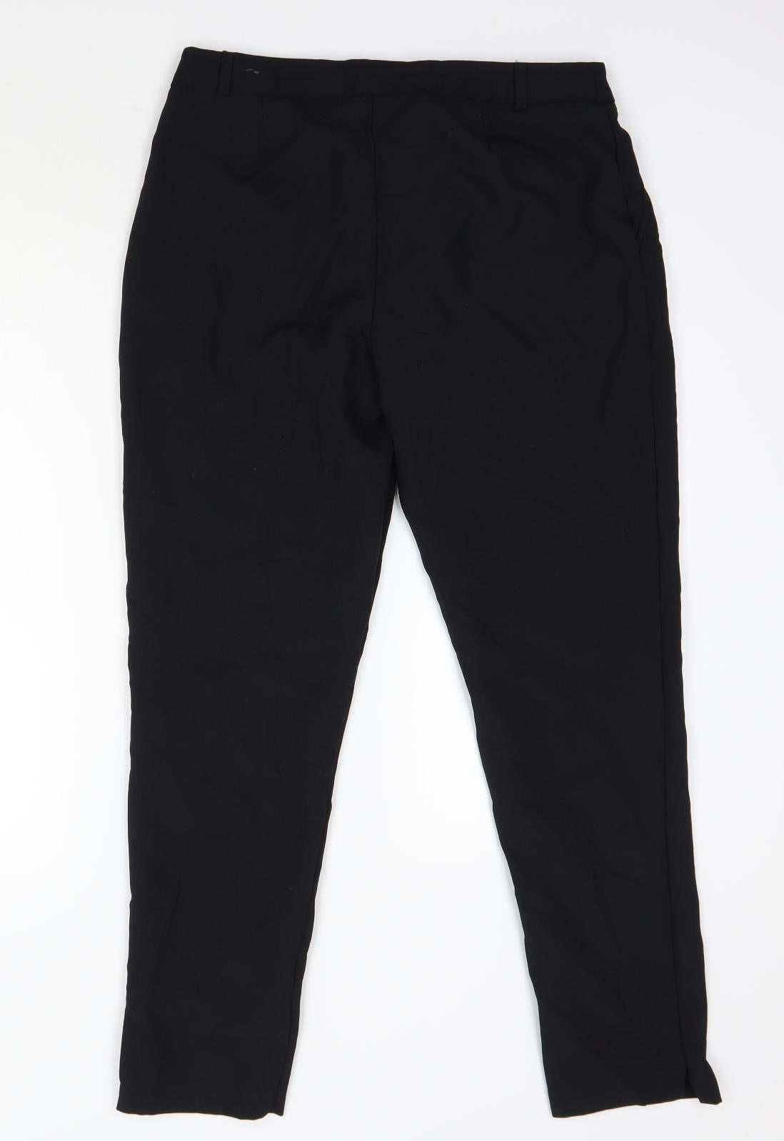 Primark Womens Black   Trousers  Size 12 L26 in