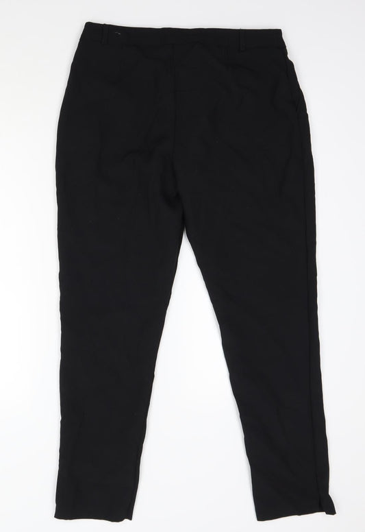 Primark Womens Black   Trousers  Size 12 L26 in