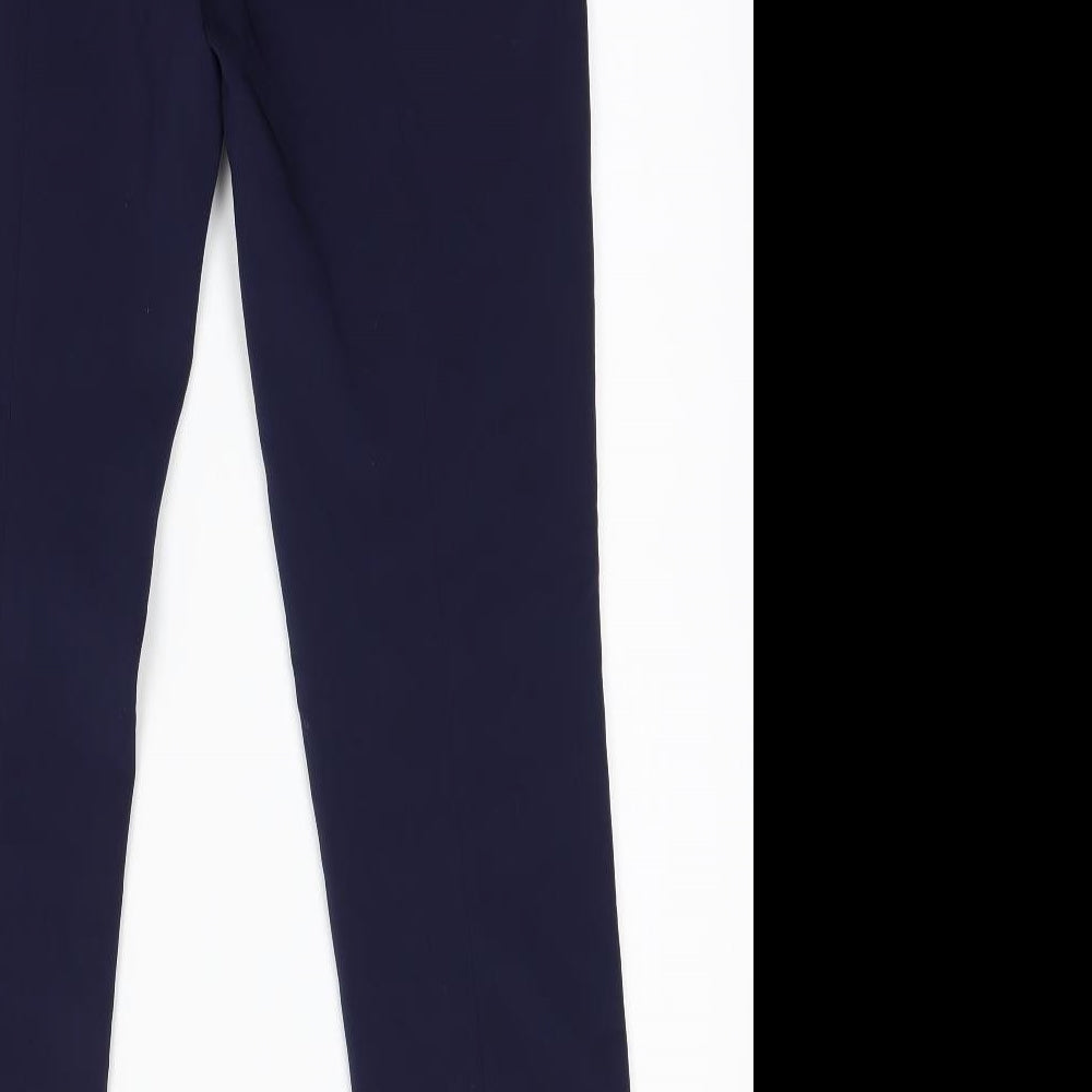 Womens UK Size 10 oodji Regular Fit  Blue Trousers