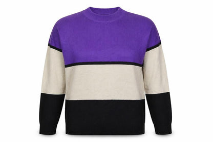 Womens UK Size M New Look Purple Pullover Jumper
