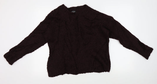 Womens UK Size 12 Topshop Red Pullover Jumper