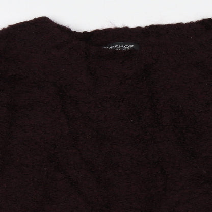 Womens UK Size 12 Topshop Red Pullover Jumper