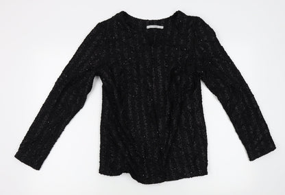 George Womens Black   Cardigan Jumper Size 12