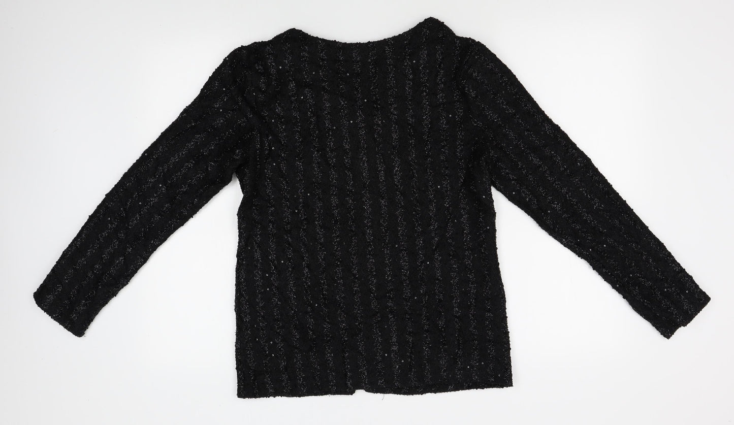 George Womens Black   Cardigan Jumper Size 12