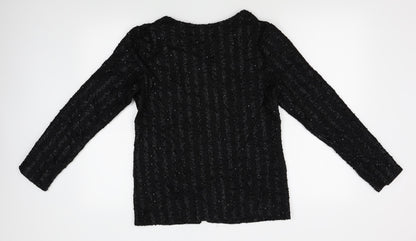 George Womens Black   Cardigan Jumper Size 12