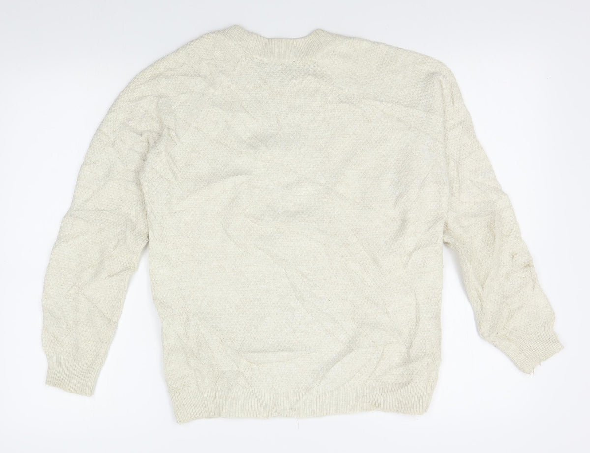 Womens UK Size 10 Dorothy Perkins Beige Pullover Jumper