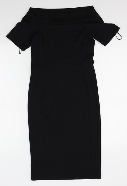 Papaya Womens Black   Bodycon  Size 8