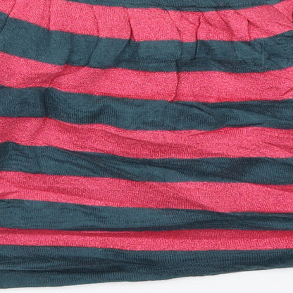 ilovegorgeous Girls Pink Striped  Skater Skirt Size 10-11 Years