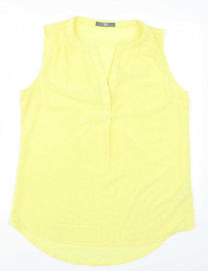 BHS Womens Yellow   Basic Tank Size 14