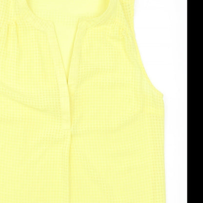 BHS Womens Yellow   Basic Tank Size 14