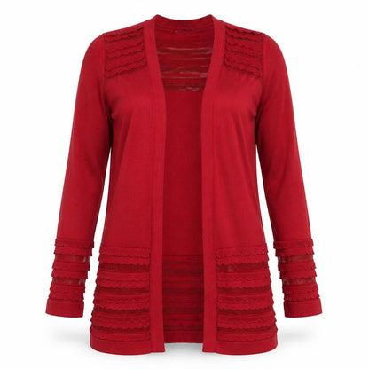 Womens UK Size 8 Marks and Spencer Red Cardigan Jumper